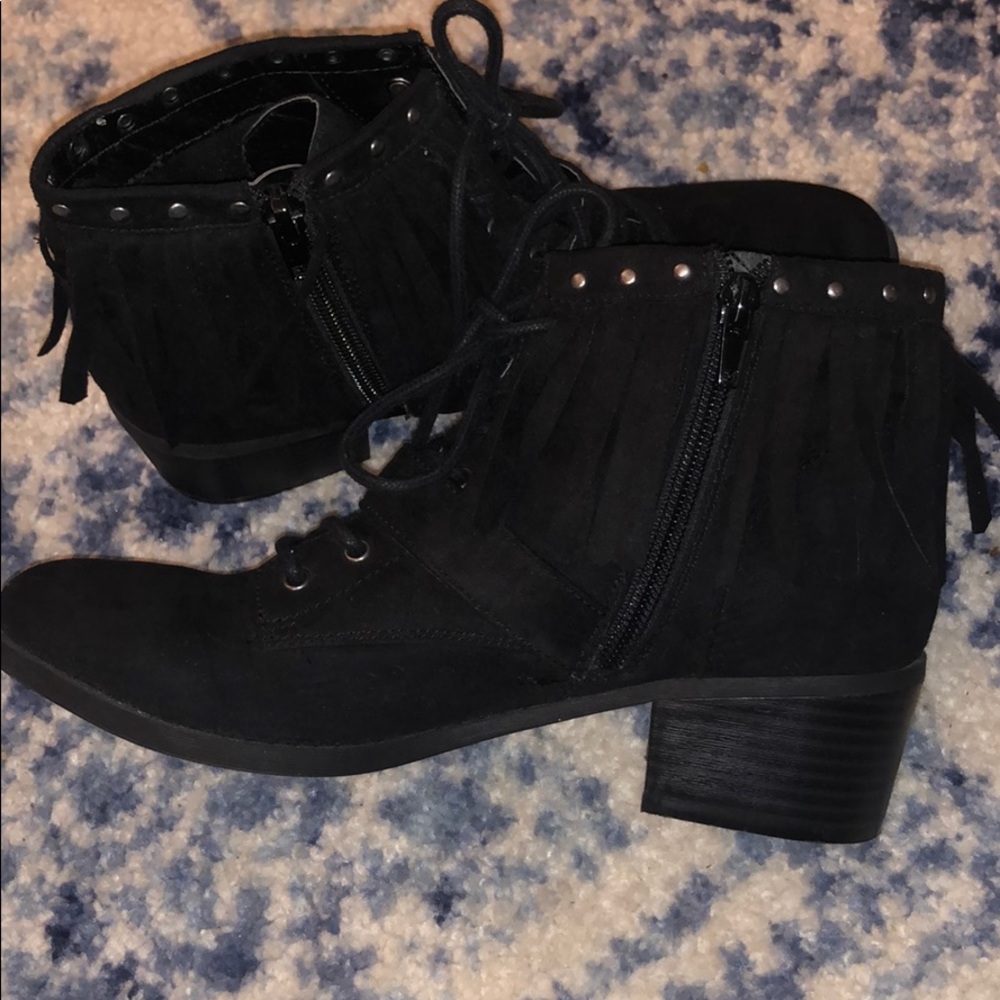 Indigo Rd Fringe Booties - Picture 6 of 6